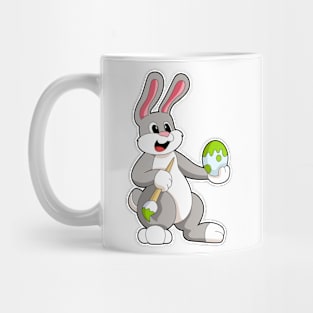 Rabbit at Painting with Egg Mug